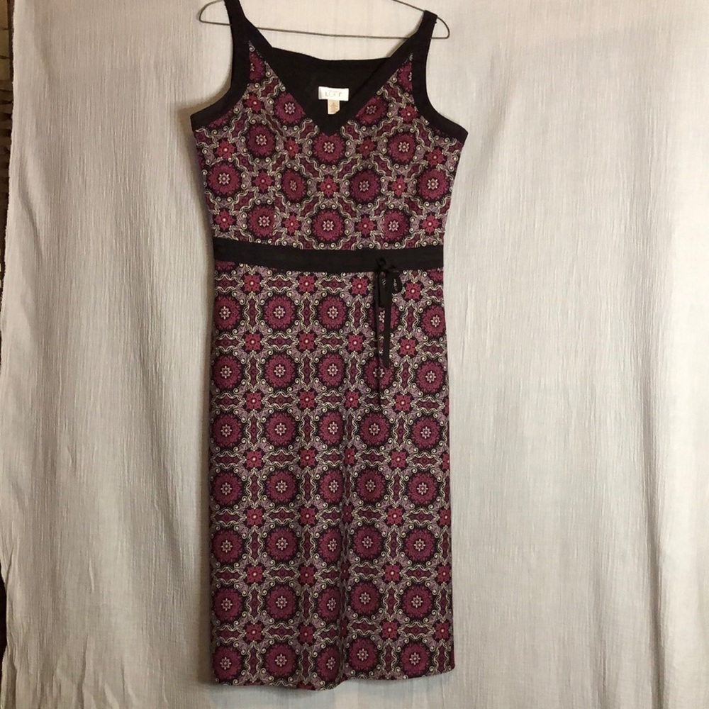 Ann Taylor Loft Print Dress - Picture 1 of 16